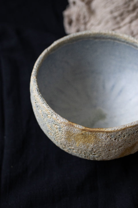 There are more than 1 million craters on the moon - footed bowl