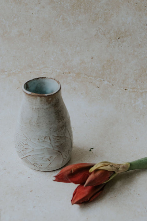 Eisblaue Rosmarin-Vase Nr.3