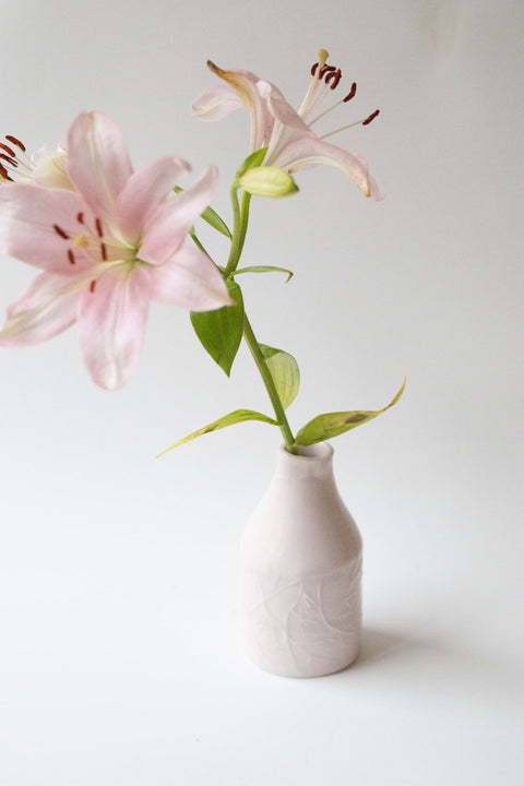 Erbiumrosa Porzellanvase