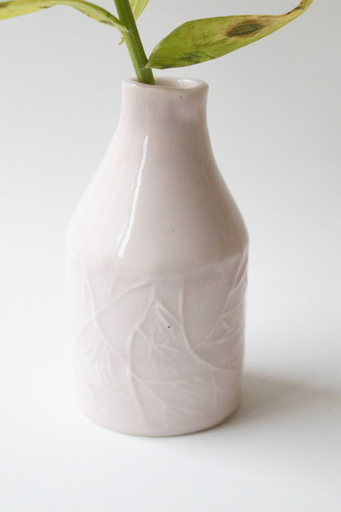Erbiumrosa Porzellanvase