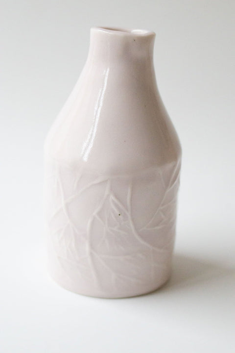 Erbiumrosa Porzellanvase