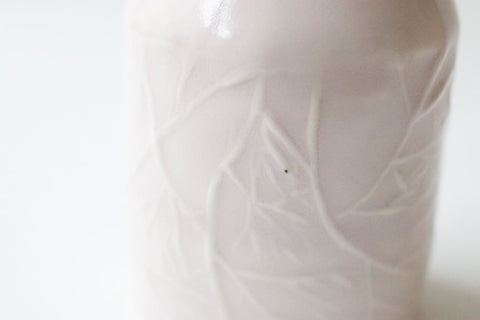 Erbiumrosa Porzellanvase