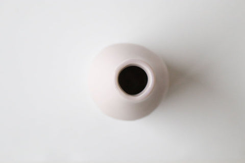 Erbiumrosa Porzellanvase
