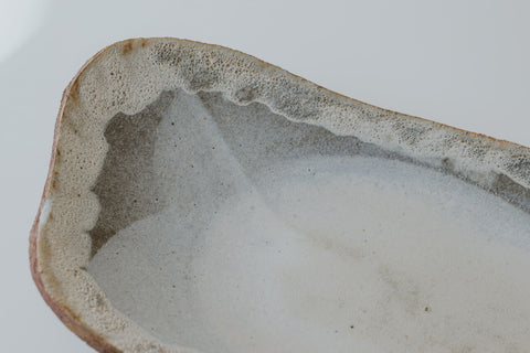 Snowfall serving plate (long/large)