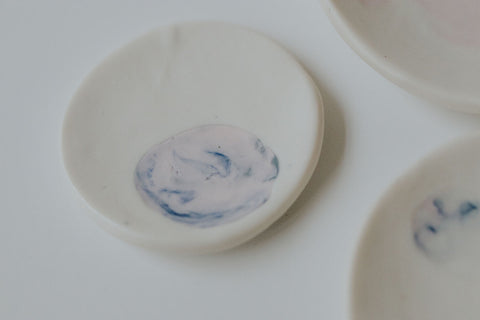 Ovo porcelain mini stacking plates