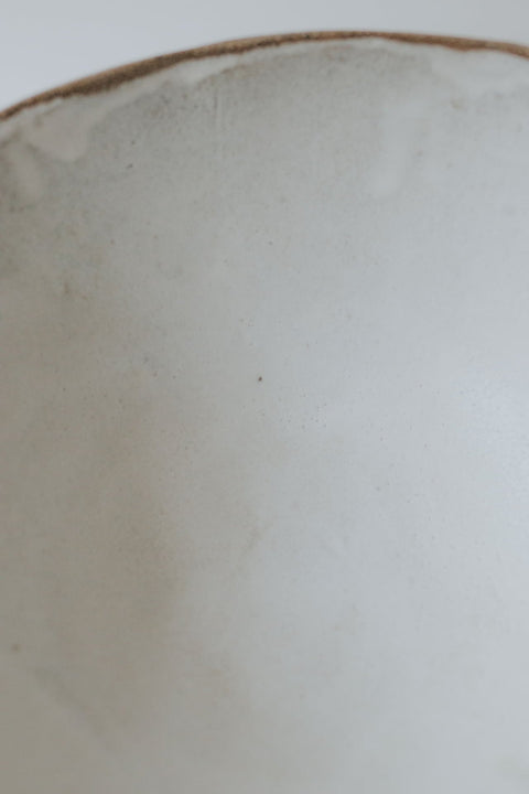 Schneefall Obstschale