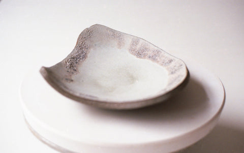 Snowfall serving plate (medium) - ready to ship