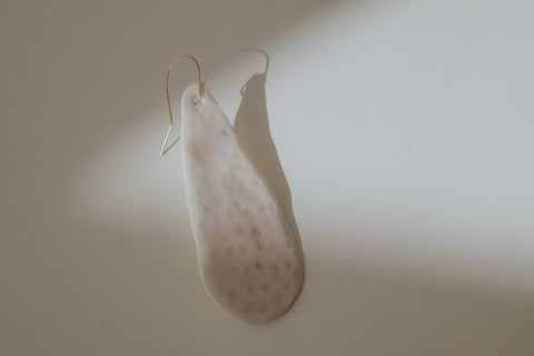 Statement erbium earring