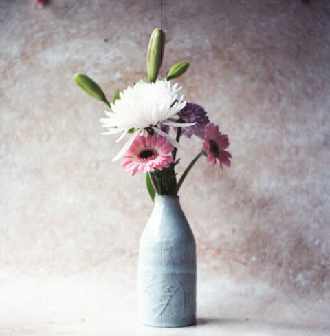 Eisblaue Rosmarium Vase Nr.2