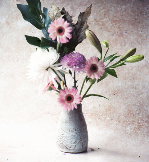 Eisblaue Rosmarin-Vase Nr.3