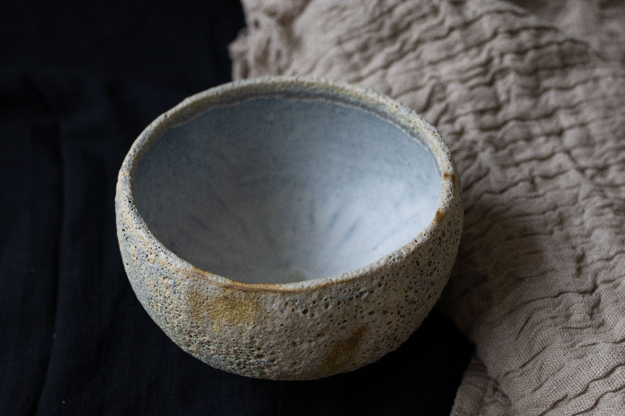 There are more than 1 million craters on the moon - footed bowl