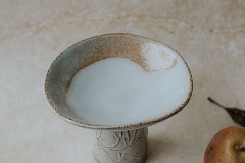 "Alzatina": Fußschale