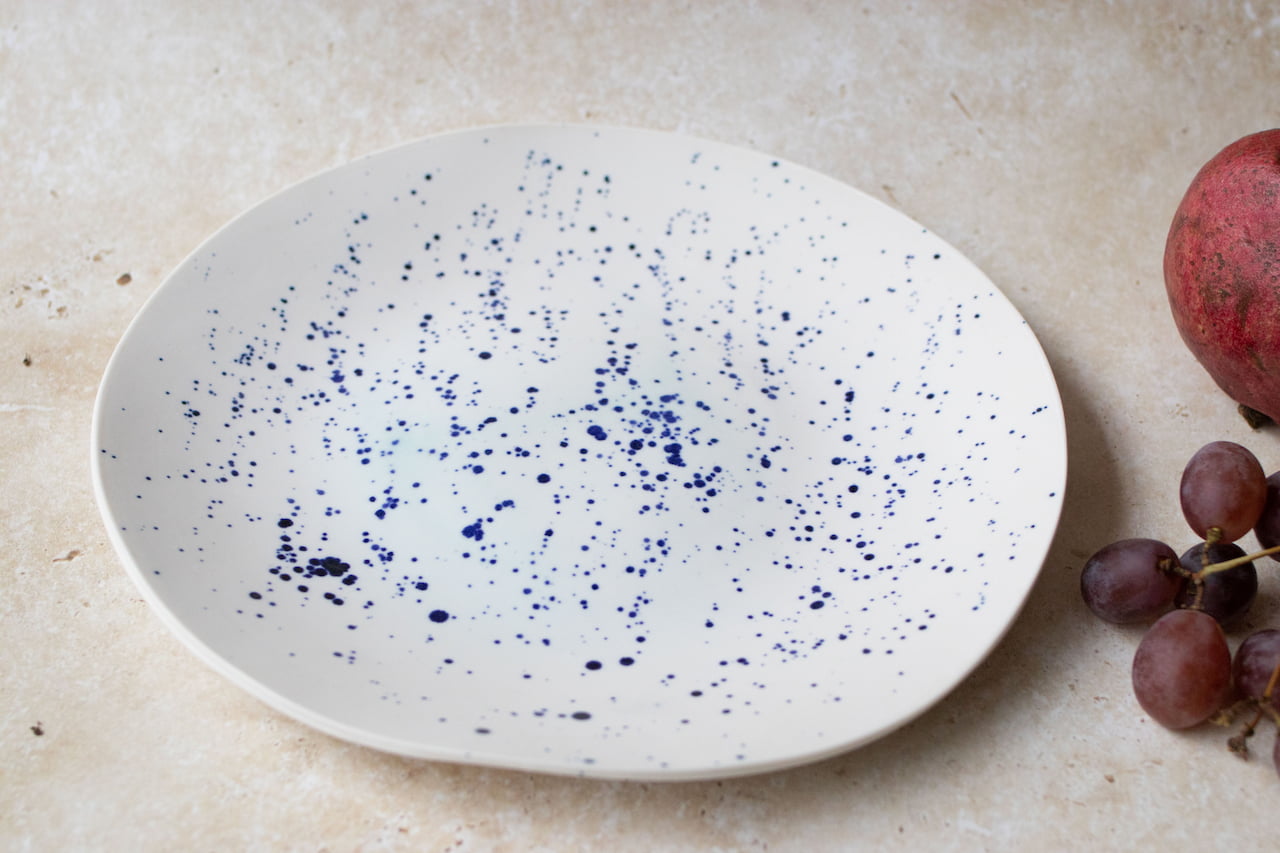 Porcelain serving platter - second