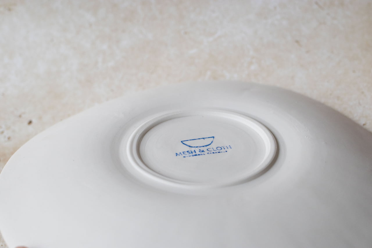 Porcelain serving platter - second