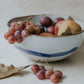 Icy blue fruit bowl