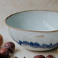 Icy blue fruit bowl