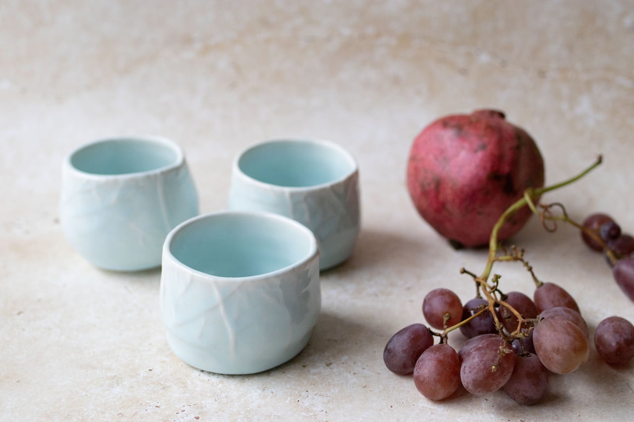 Rosmarinium-Teetasse aus Porzellan