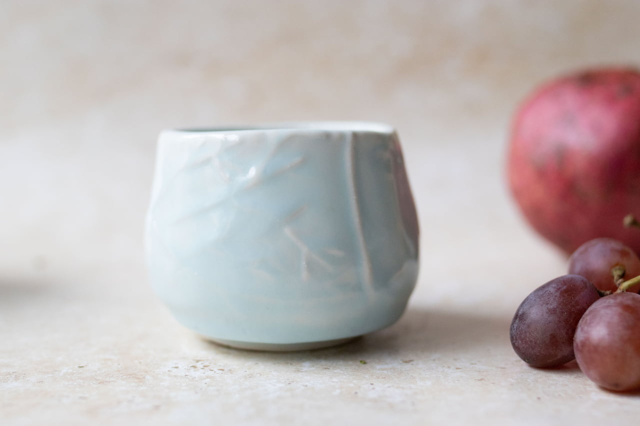 Rosmarinium-Teetasse aus Porzellan