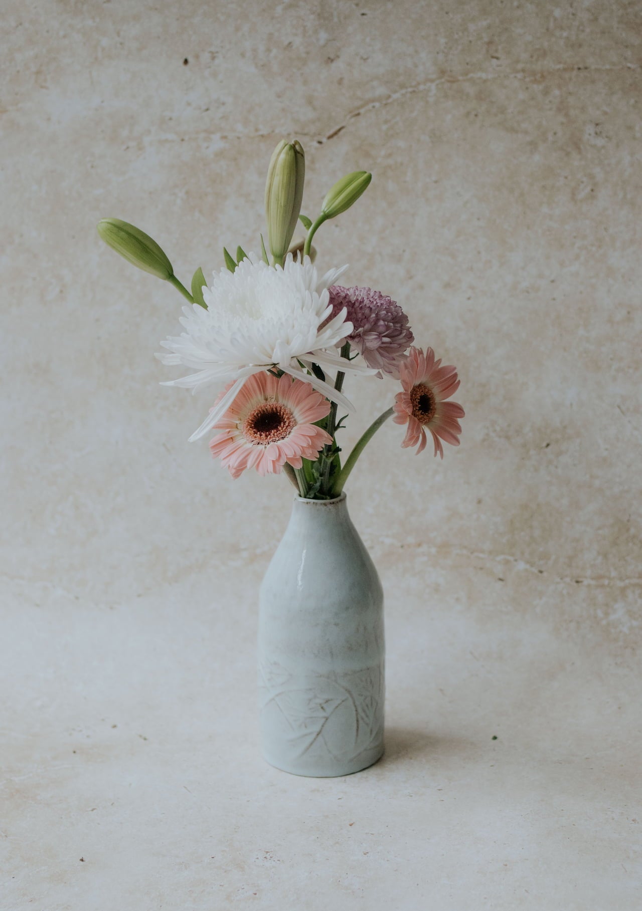 Icy blue Rosmarium vase Nr.2