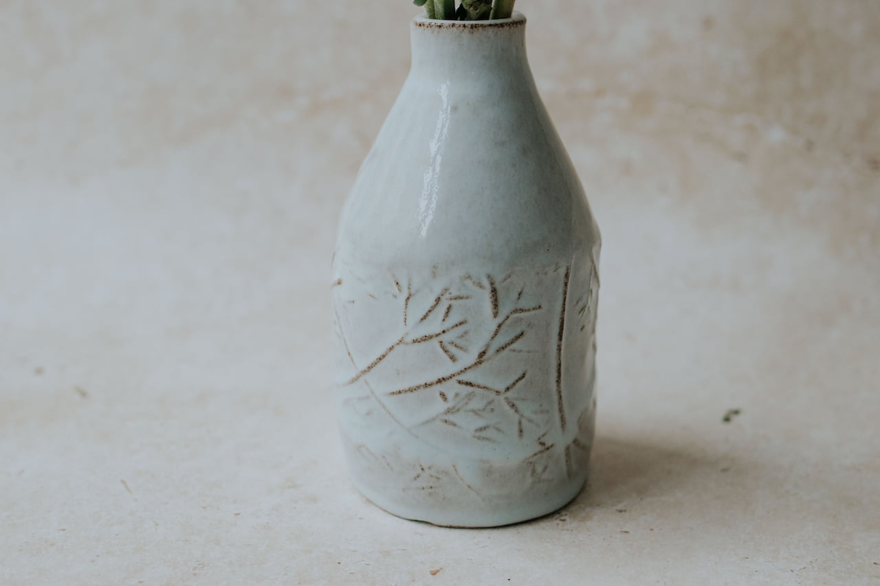 Icy blue Rosmarium vase Nr.2