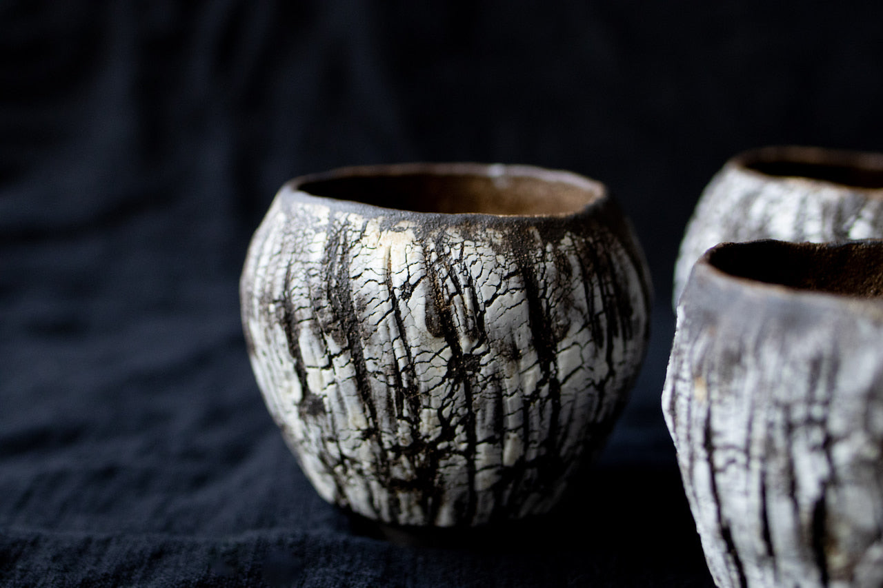 Black Clay Bark Cup