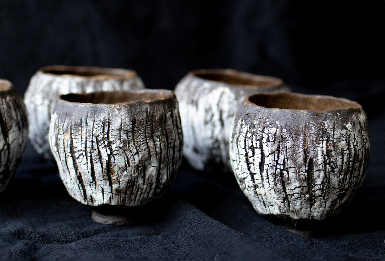 Black Clay Bark Cup