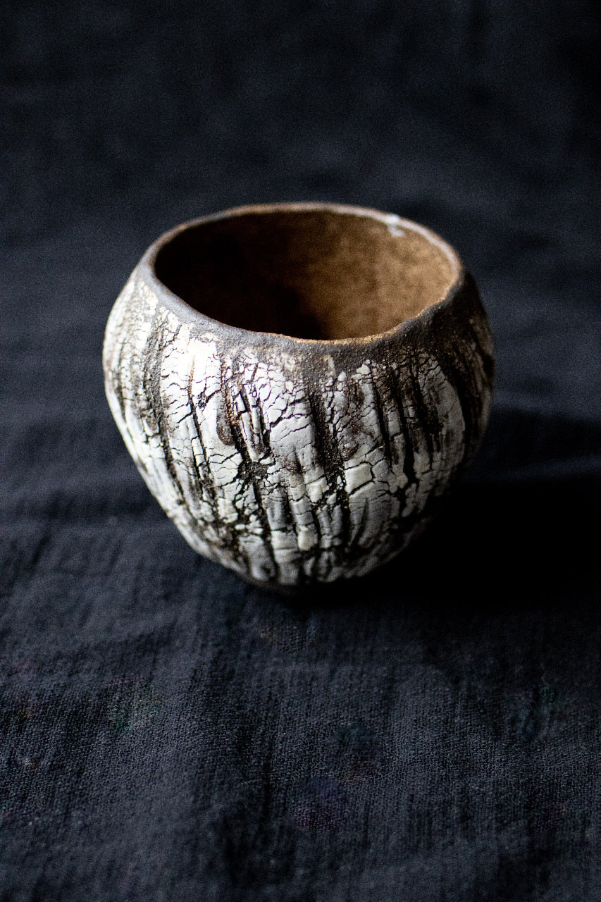 Black Clay Bark Cup