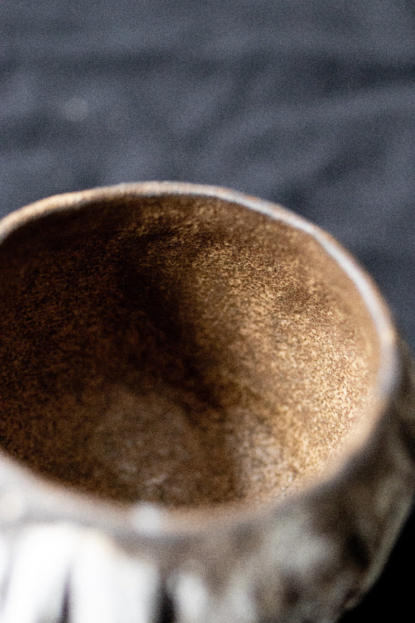 Black Clay Bark Cup