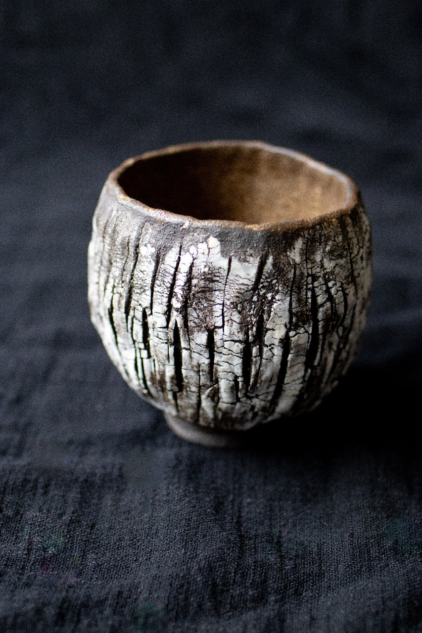 Black Clay Bark Cup