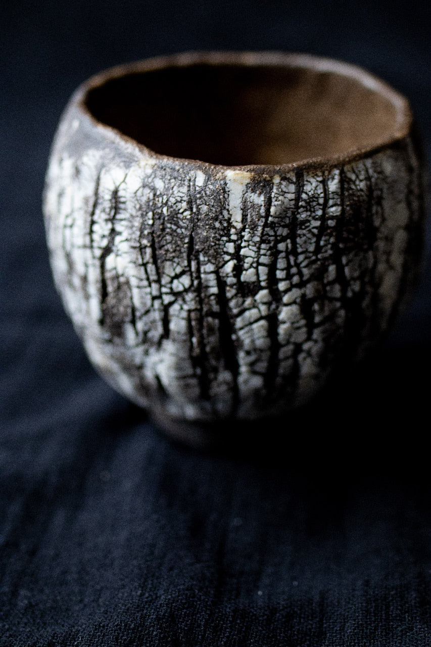 Black Clay Bark Cup