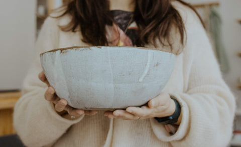 Snowfall fruit bowl - ready to ship