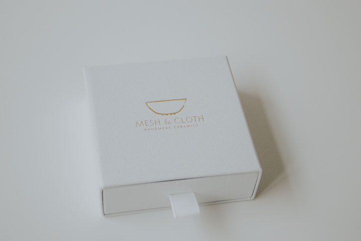 Large Erbium glaze porcelain flower pendant earrings