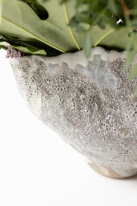Moon landscape - Handbuilt vase