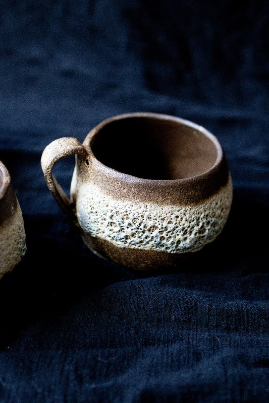 Lava Mug (Black Clay)