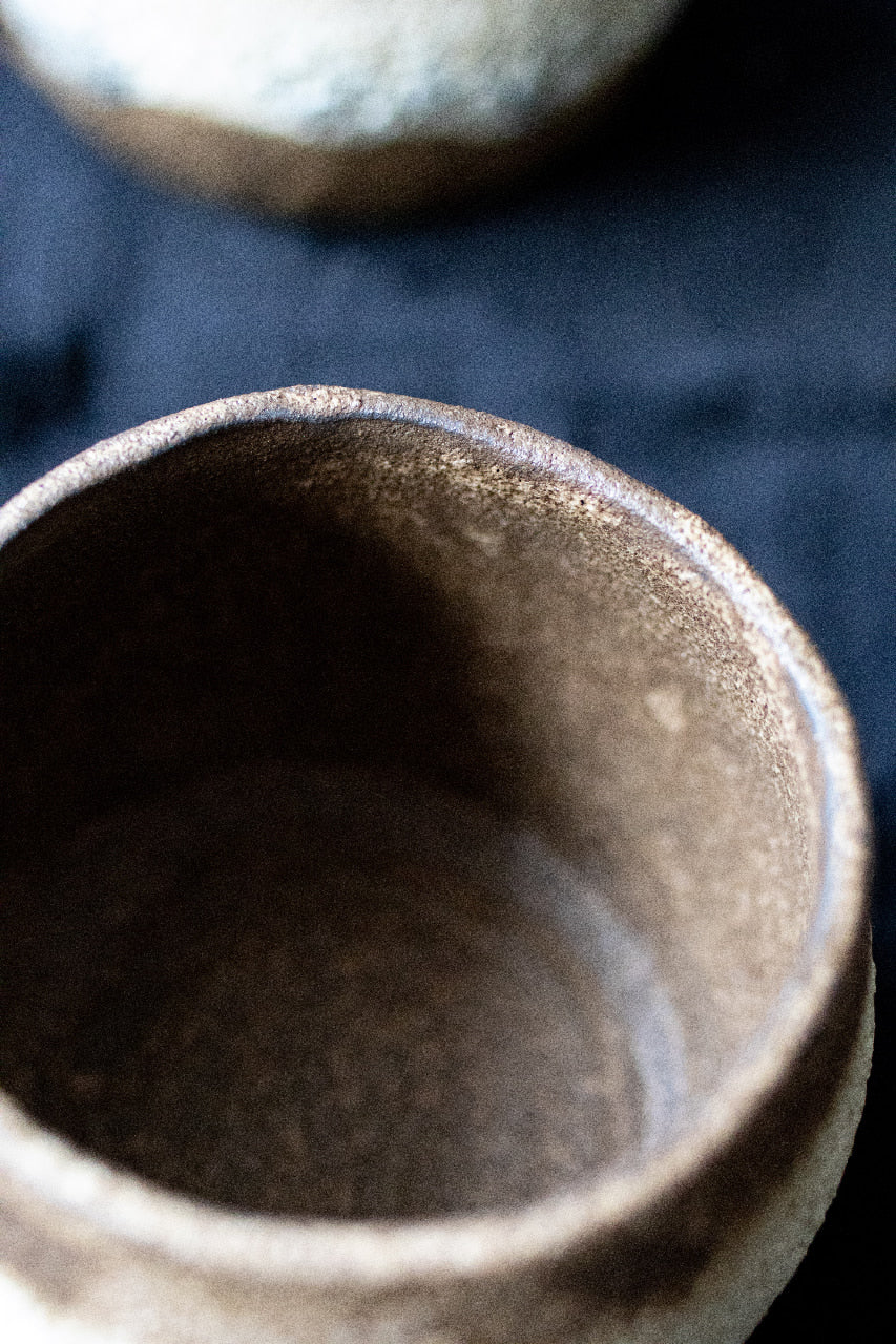 Lava Mug (Black Clay)