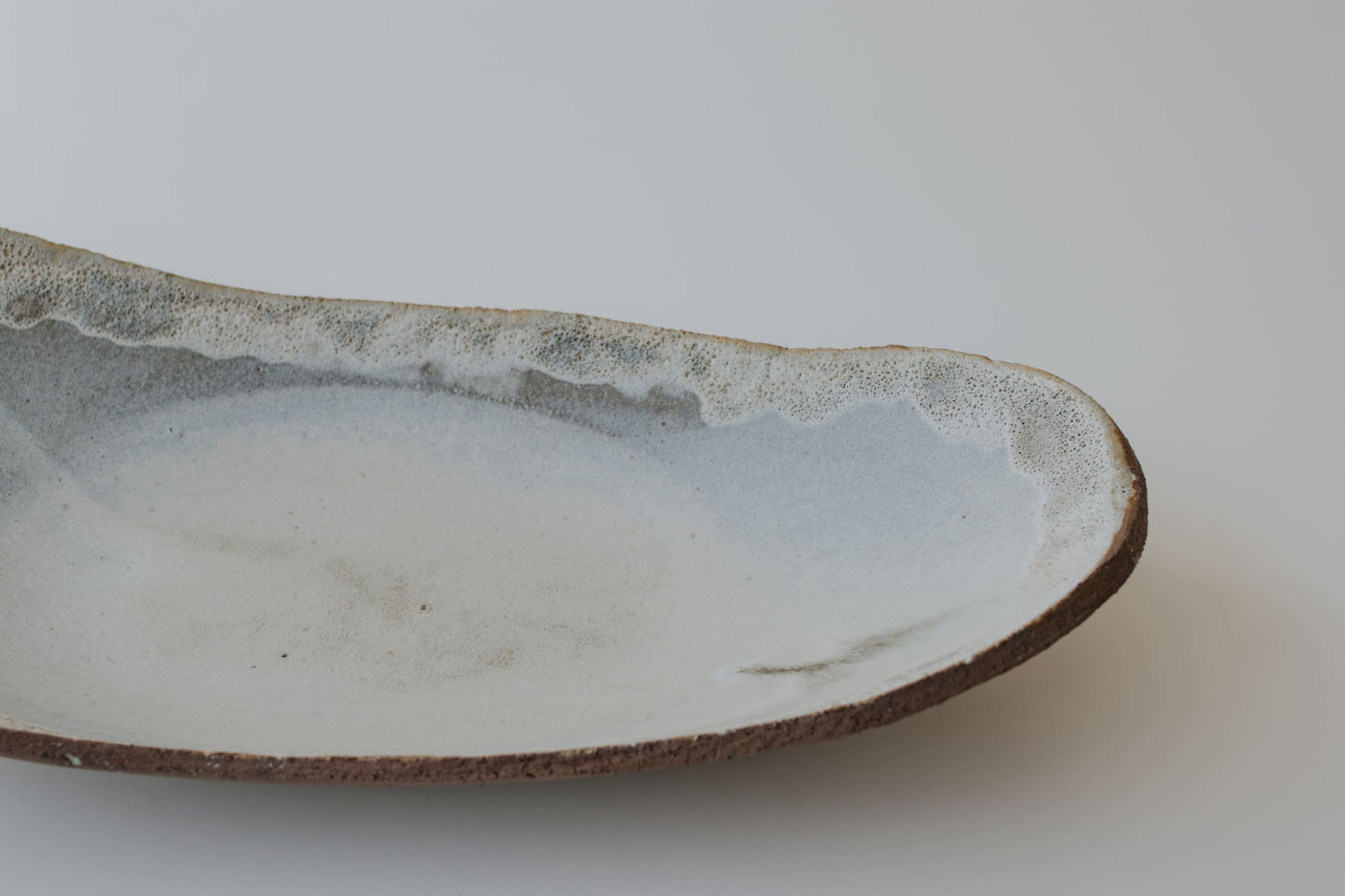 Snowfall serving plate (long/large)