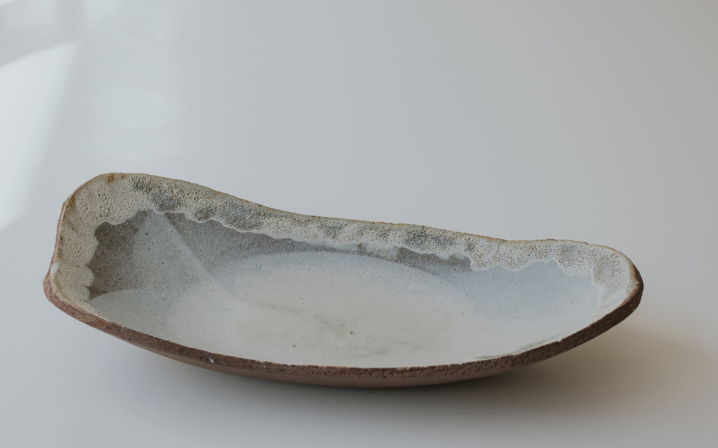 Snowfall serving plate (long/large)