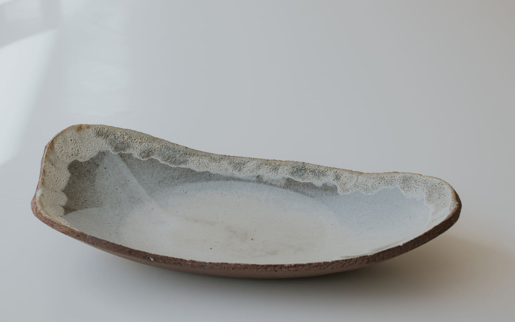 Snowfall serving plate (long/large)