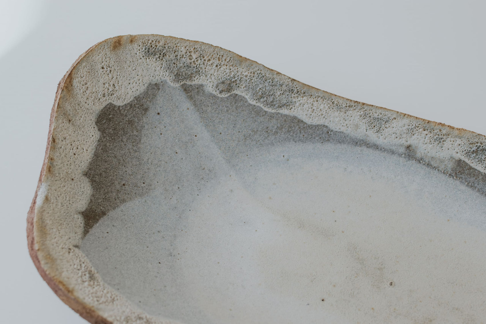 Snowfall serving plate (long/large)