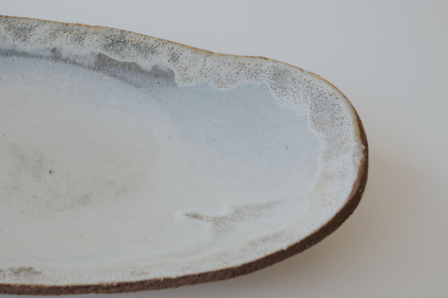 Snowfall serving plate (long/large)