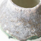 Porcelain vase with lava glazes