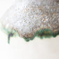 Porcelain vase with lava glazes