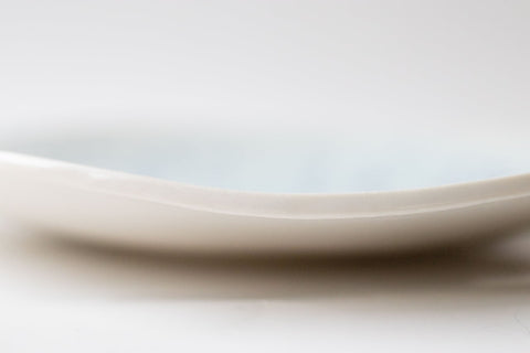 Servierplatte aus Porzellan 