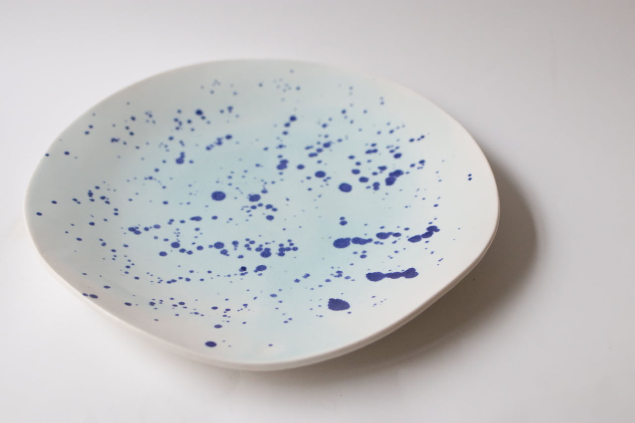Porcelain serving platter