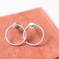 Simple orbit - made to order sterling silver earrings