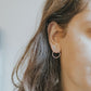 Simple orbit - made to order sterling silver earrings
