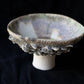 Crater Porcelain footed bowl